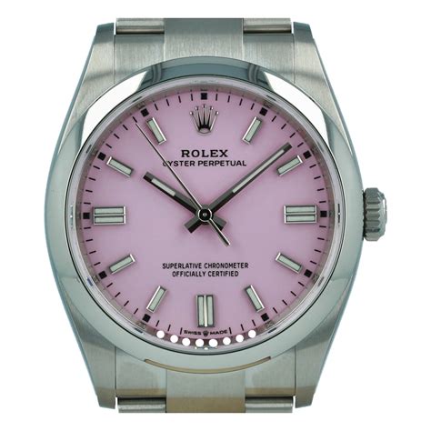 rolex oyster perpetual pink index|rolex oyster 36mm price.